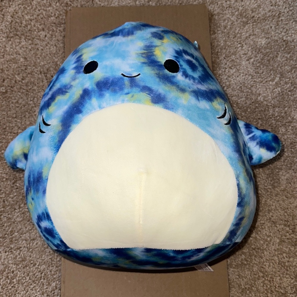 Luther the Blue Shark Squishmallow